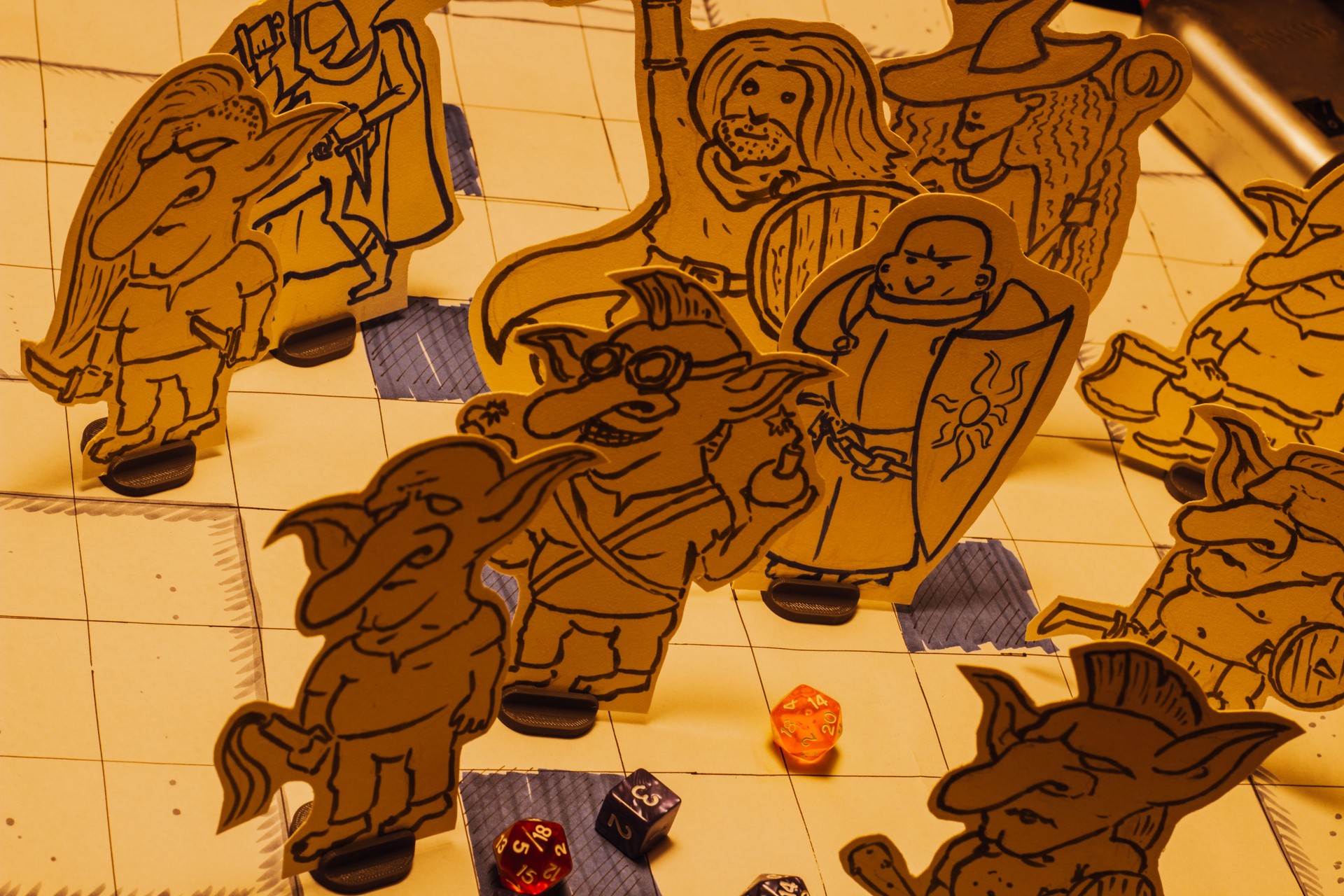 Heroes versus goblins